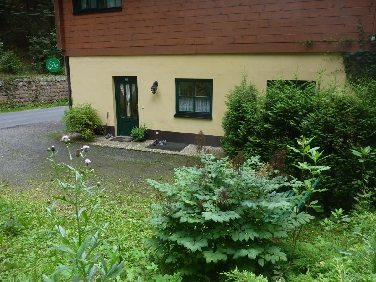 Ferienwohnung Uhu Neben Der Schrammsteinbaude Bad Schandau Exterior foto